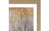 Rámovaný obraz Břízy 49x23 cm, bukový rám