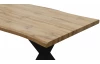Jídelní stůl v zaobleném tvaru Mikkel 160x90 cm, divoký dub