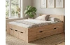 Postel Astral 140x200 cm, dub artisan