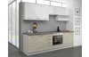 Dolní kuchyňská skříňka Latte 80D2F, dub latte/bílá, šířka 80 cm
