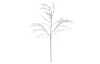 Umělá větvička 80 cm, bílá se třpytkami