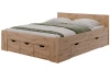 Postel Astral 160x200 cm, dub artisan
