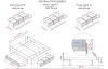 Postel Astral 160x200 cm, dub artisan