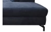 Rohová sedací souprava Colby, modrá látka, pravý roh