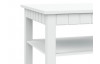 Konferenční stolek Atik, bílý