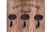 Věšák na klíče Vintage Home 20x30 cm, dřevěný