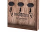 Věšák na klíče Vintage Home 20x30 cm, dřevěný