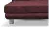Rohová sedací souprava Lotos, vínově červená látka, levý roh