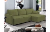 Rohová sedací souprava Livorno, mechově zelená látka