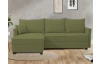 Rohová sedací souprava Livorno, mechově zelená látka