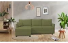 Rohová sedací souprava Livorno, mechově zelená látka