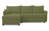 Rohová sedací souprava Livorno, mechově zelená látka
