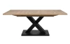 Rozkládací jídelní stůl Avenue 160x90 cm, dub artisan/černý