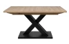 Rozkládací jídelní stůl Avenue 160x90 cm, dub artisan/černý