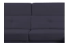 Rohová sedací souprava Sergio, tmavě modrá látka, pravý roh