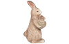 Dekorační soška Velikonoční zajíček s miminkem, 22 cm