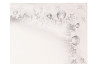 Ubrus Vánoční koule 130x220 cm, bílý