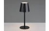 Nabíjecí LED stolní lampa Diaz, černá
