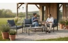 Zahradní sedací souprava Vieste, 4dílná