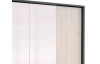 Paspartový rám k šatní skříni Coventry, 228 cm, antracitová ocel