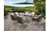 Jídelní set zahradního nábytku Tropicana (7 dílů)