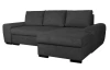 Rohová sedací souprava Salsa, černá látka