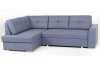 Rohová sedací souprava Stilo, modrá tkanina, levý roh