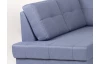 Rohová sedací souprava Stilo, modrá tkanina, levý roh