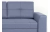 Rohová sedací souprava Stilo, modrá tkanina, levý roh
