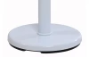 Kulatý odkládací stolek Henrik, 42 cm, leskle bílý