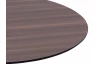 Kulatý jídelní stůl Cosmo 120 cm, šedo-hnědý jasan