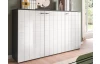 Skříňka 3-dveřová Monty, 138 cm, antracit/bílá lesk