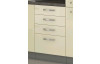 Dolní kuchyňská skříňka Karmen, 40 cm, šedá/krémová
