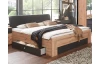 Postel Coventry 180x200 cm, dub artisan/antracitová ocel