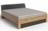 Postel Coventry 180x200 cm, dub artisan/antracitová ocel