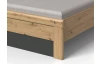 Postel Coventry 180x200 cm, dub artisan/antracitová ocel