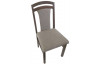 Jídelní židle Sylva, palisandr/béžová tkanina