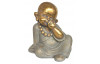 Dekorace socha Buddha dítě nemluvím 45,5 cm