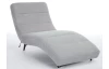 Relaxační lehátko s elektrickým polohováním Monaco, světle šedá látka