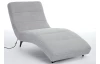 Relaxační lehátko s elektrickým polohováním Monaco, světle šedá látka
