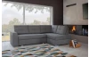 Rohová sedací souprava Stilo, pravá, šedá látka