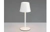 Nabíjecí LED stolní lampička Diaz, bílá