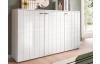 Skříňka 3-dveřová Monty, 138 cm, bílá lesk