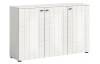 Skříňka 3-dveřová Monty, 138 cm, bílá lesk