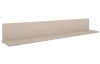 Nástěnná police Carlos, béžová kašmír, 120 cm