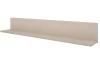 Nástěnná police Carlos, béžová kašmír, 120 cm