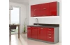 Dolní kuchyňská skříňka Rose 60D, 60 cm, červený lesk