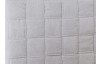 Postel Fendi 180x200 cm, světle šedá látka