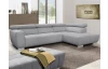 Rohová sedačka 7589, světle šedá, pravý roh, s elektrickým polohováním