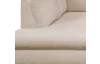 Rohová sedací souprava Geneva, světle béžová látka, levý roh